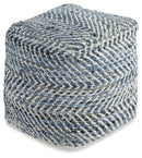 Chevron Pouf - Furniture Center (NY)