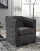 Brentlow Swivel Accent Chair - Furniture Center (NY)