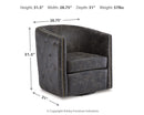 Brentlow Swivel Accent Chair - Furniture Center (NY)