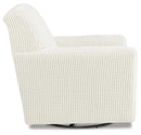 Herstow Swivel Glider Accent Chair - Furniture Center (NY)