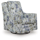 Dustinford Swivel Glider Accent Chair - Furniture Center (NY)