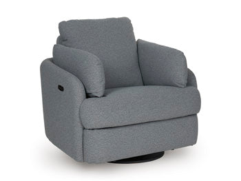 Alainmont Next-Gen Nuvella Swivel Power Recliner - Furniture Center (NY)