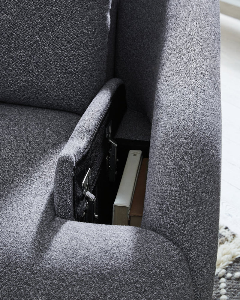 Alainmont Next-Gen Nuvella Swivel Power Recliner - Furniture Center (NY)