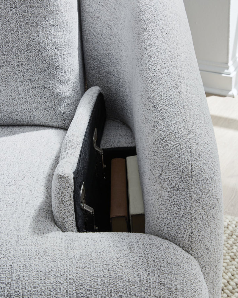 Alainmont Next-Gen Nuvella Swivel Power Recliner - Furniture Center (NY)