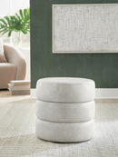 Ummi Swivel Accent Ottoman - Furniture Center (NY)