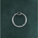 Dekel Green Fabric & Stainless Steel Side Chair