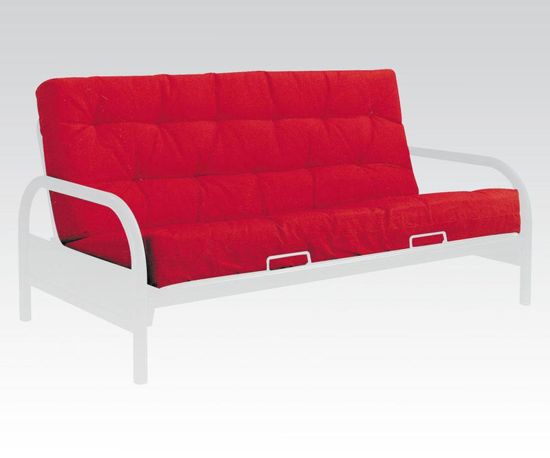 Acme 8" Full Futon Mattress in Red/Black 02812 - Furniture Center (NY)