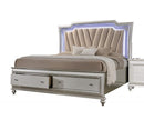 Acme Furniture Kaitlyn Queen Storage Bed in Champagne - Furniture Center (NY)