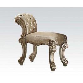 Acme Vendome Vanity Stool Gold Patina 23008 - Furniture Center (NY)
