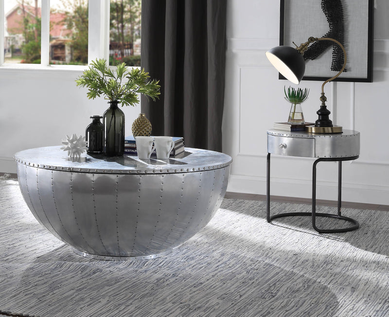 Brancaster Aluminum Coffee Table - Furniture Center (NY)