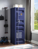 Cargo Blue Wardrobe (Single Door) - Furniture Center (NY)