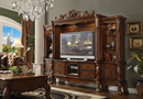 Dresden Cherry Oak Entertainment Center (Side Piers & Bridge) - Furniture Center (NY)