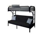 Eclipse Black Bunk Bed (Twin XL/Queen/Futon)