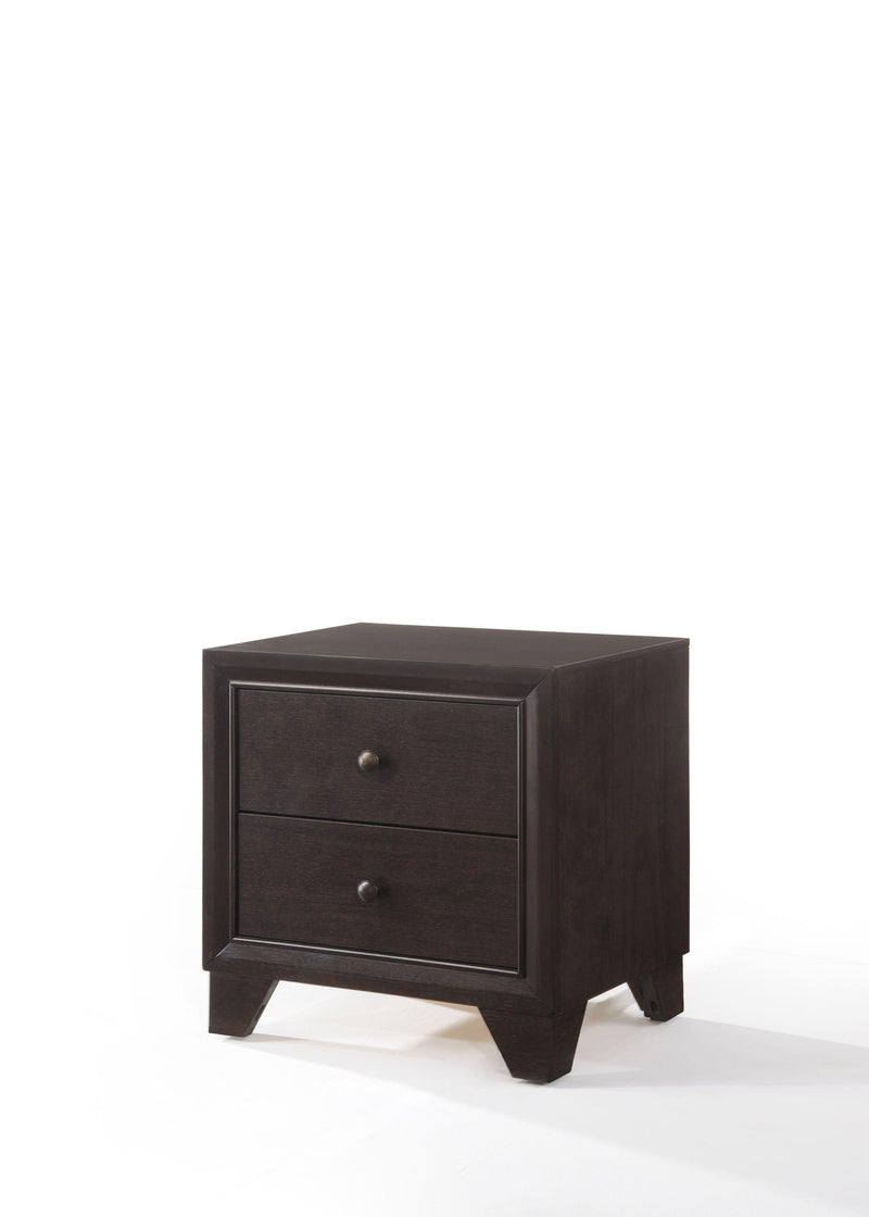 Madison Espresso Nightstand - Furniture Center (NY)