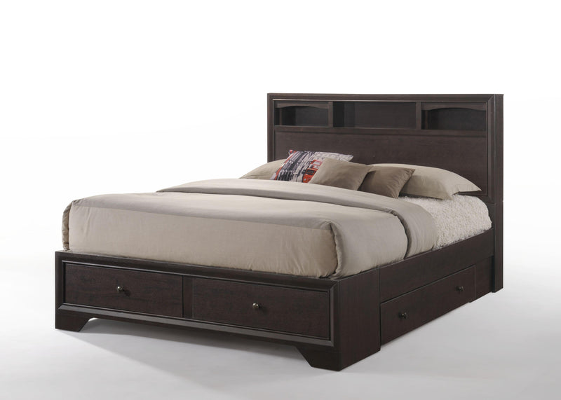 Madison II Espresso Queen Bed - Furniture Center (NY)