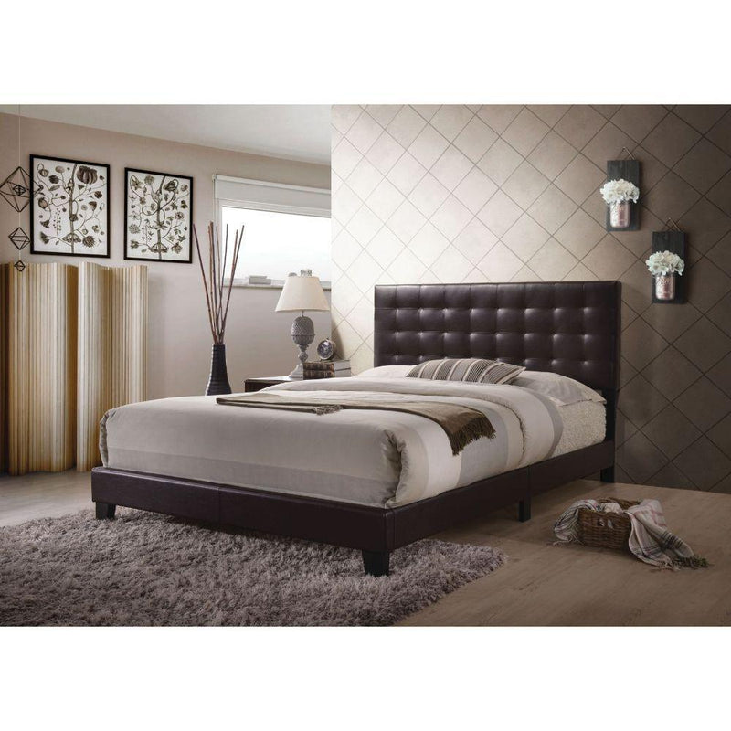 Masate - Queen Bed - Black - 85" - Furniture Center (NY)
