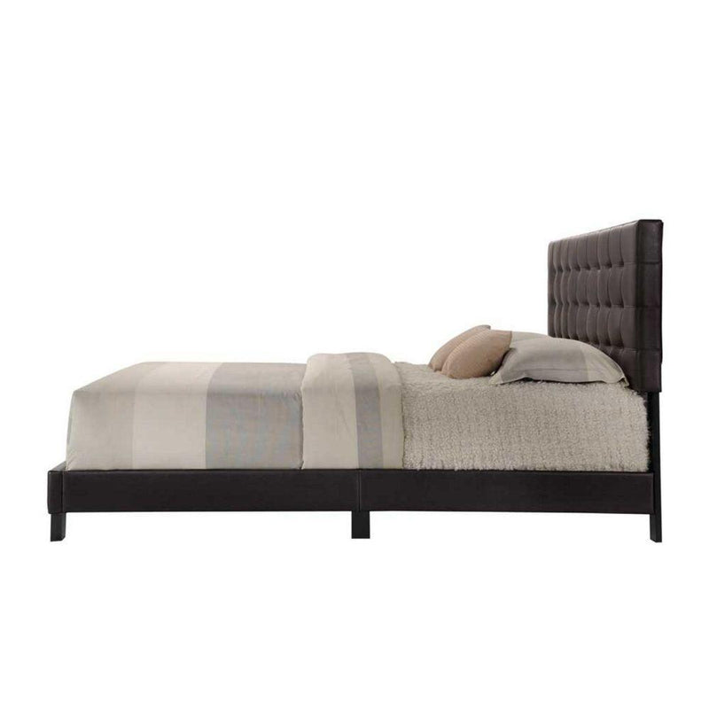 Masate - Queen Bed - Black - 85" - Furniture Center (NY)