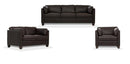 Matias Chocolate Leather Sofa - Furniture Center (NY)