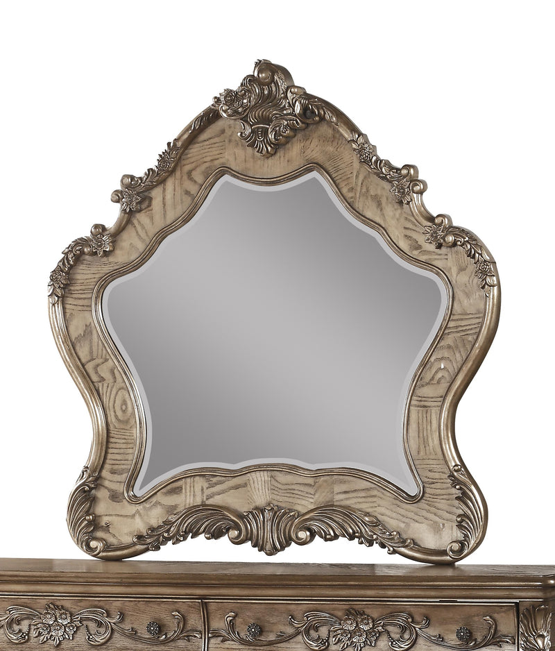 Ragenardus Vintage Oak Mirror - Furniture Center (NY)