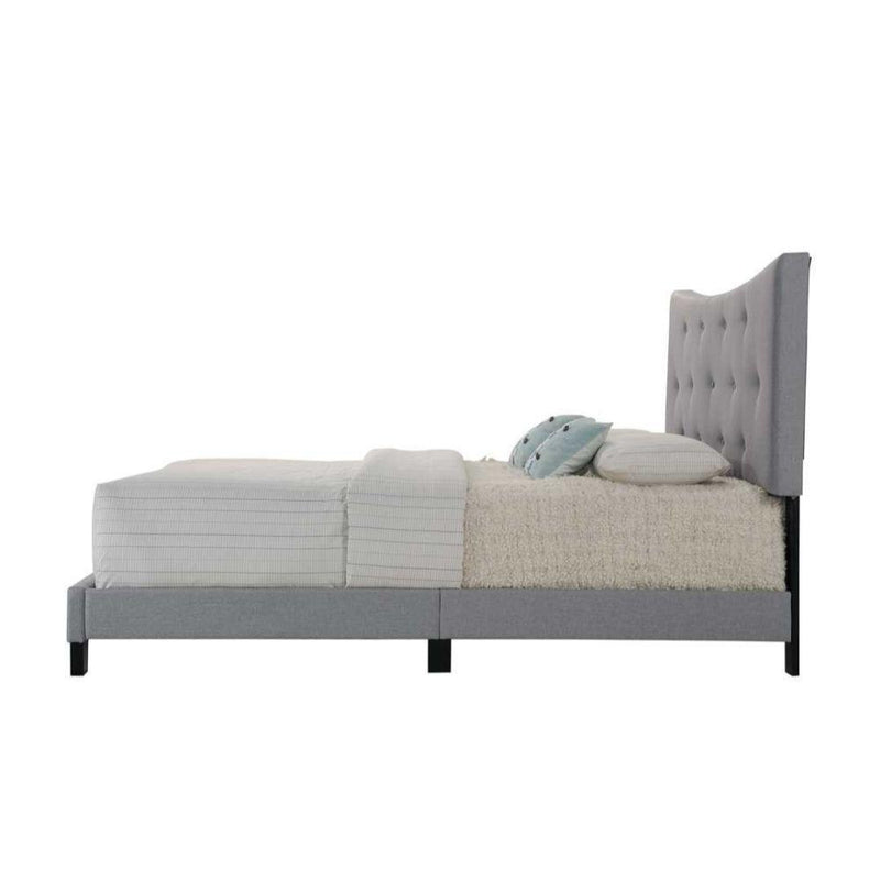 Venacha - Queen Bed - Gray, Dark - 85" - Furniture Center (NY)