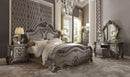 Versailles Antique Platinum Queen Bed - Furniture Center (NY)
