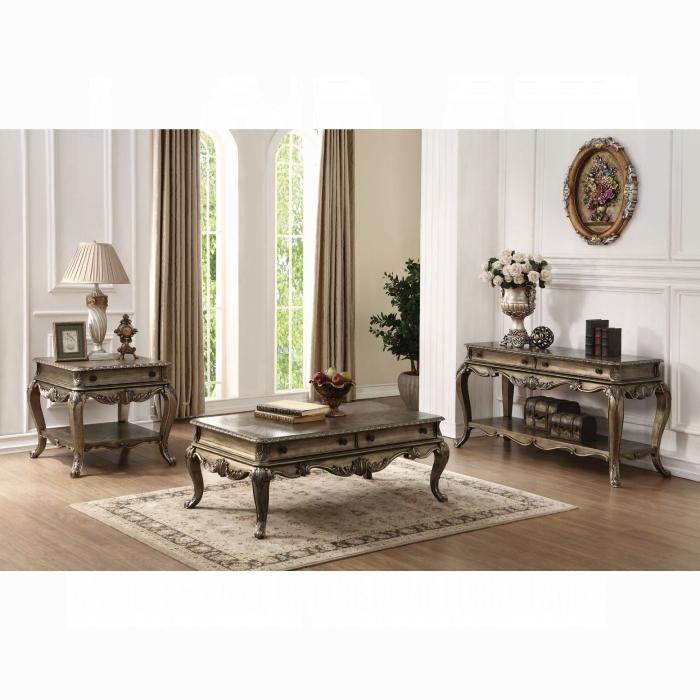 Ragenardus Vintage Oak Coffee Table - Furniture Center (NY)