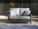 Elite Park Outdoor Loveseat with Cushion - Furniture Center (NY)