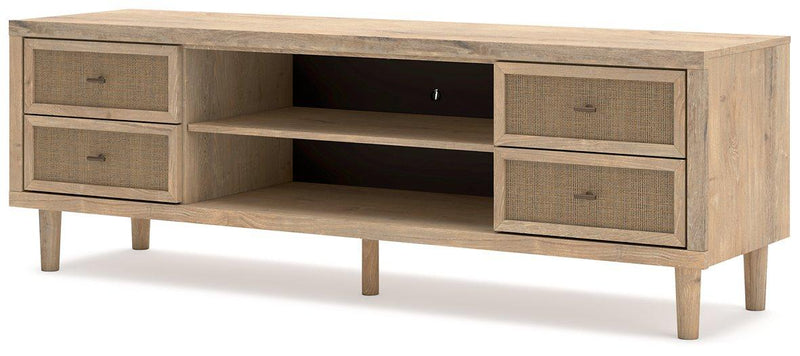 Cielden 72" TV Stand with Electric Fireplace - Furniture Center (NY)
