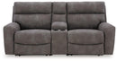 Next-Gen DuraPella Power Reclining Sectional Loveseat with Console - Furniture Center (NY)