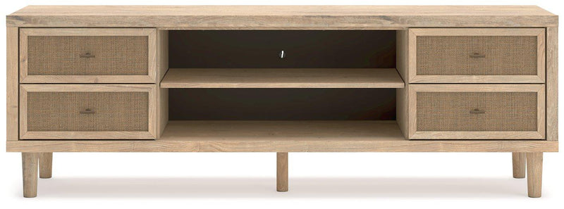 Cielden 72" TV Stand with Electric Fireplace - Furniture Center (NY)