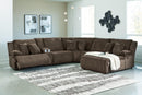 Top Tier Reclining Sectional with Chaise - Furniture Center (NY)