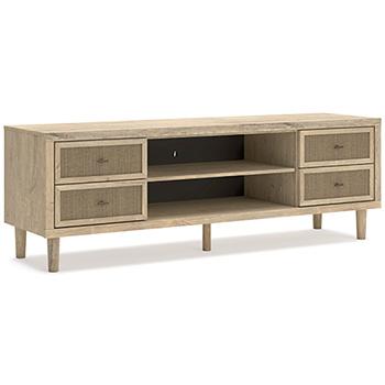 Cielden 72" TV Stand with Electric Fireplace - Furniture Center (NY)