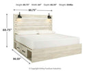 Cambeck Bed with 4 Storage Drawers - Furniture Center (NY)