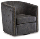 Brentlow Swivel Accent Chair - Furniture Center (NY)