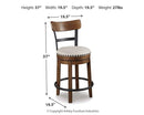 Valebeck Counter Height Bar Stool - Furniture Center (NY)