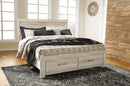 Bellaby Bed with 2 Storage Drawers - Furniture Center (NY)