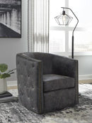 Brentlow Swivel Accent Chair - Furniture Center (NY)