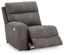 Next-Gen DuraPella Power Reclining Sectional Loveseat with Console - Furniture Center (NY)