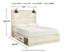 Cambeck Bed with 4 Storage Drawers - Furniture Center (NY)