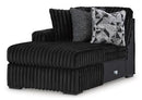 Midnight-Madness Sectional with Chaise - Furniture Center (NY)