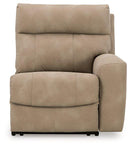 Next-Gen DuraPella Power Reclining Sectional Loveseat with Console - Furniture Center (NY)