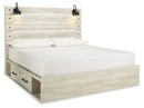 Cambeck Bed with 4 Storage Drawers - Furniture Center (NY)