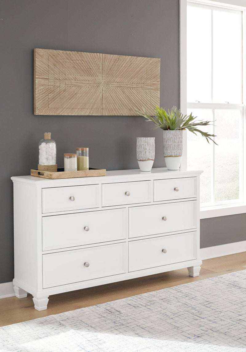 Fortman Dresser and Mirror - Furniture Center (NY)