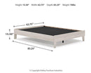 Socalle Bed and Mattress Set - Furniture Center (NY)