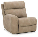 Next-Gen DuraPella Power Reclining Sectional Loveseat with Console - Furniture Center (NY)