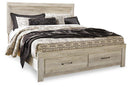 Bellaby Bed with 2 Storage Drawers - Furniture Center (NY)