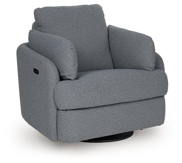 Alainmont Next-Gen Nuvella Swivel Power Recliner - Furniture Center (NY)