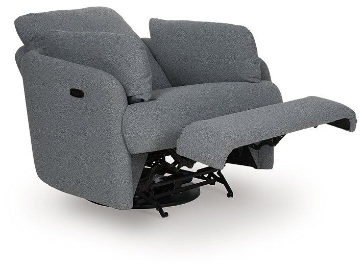 Alainmont Next-Gen Nuvella Swivel Power Recliner - Furniture Center (NY)