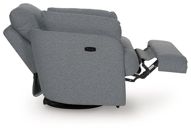 Alainmont Next-Gen Nuvella Swivel Power Recliner - Furniture Center (NY)