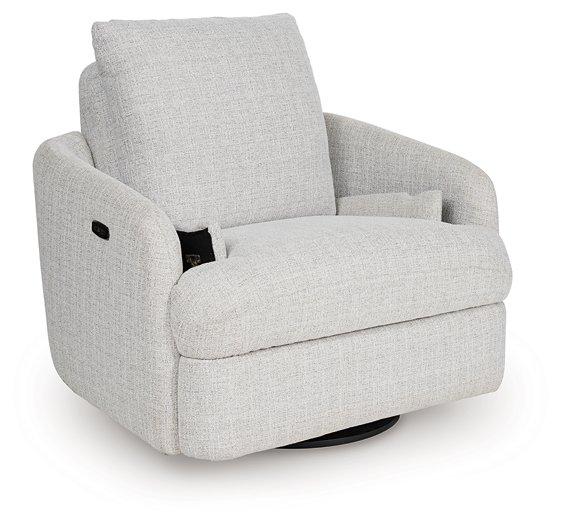 Alainmont Next-Gen Nuvella Swivel Power Recliner - Furniture Center (NY)
